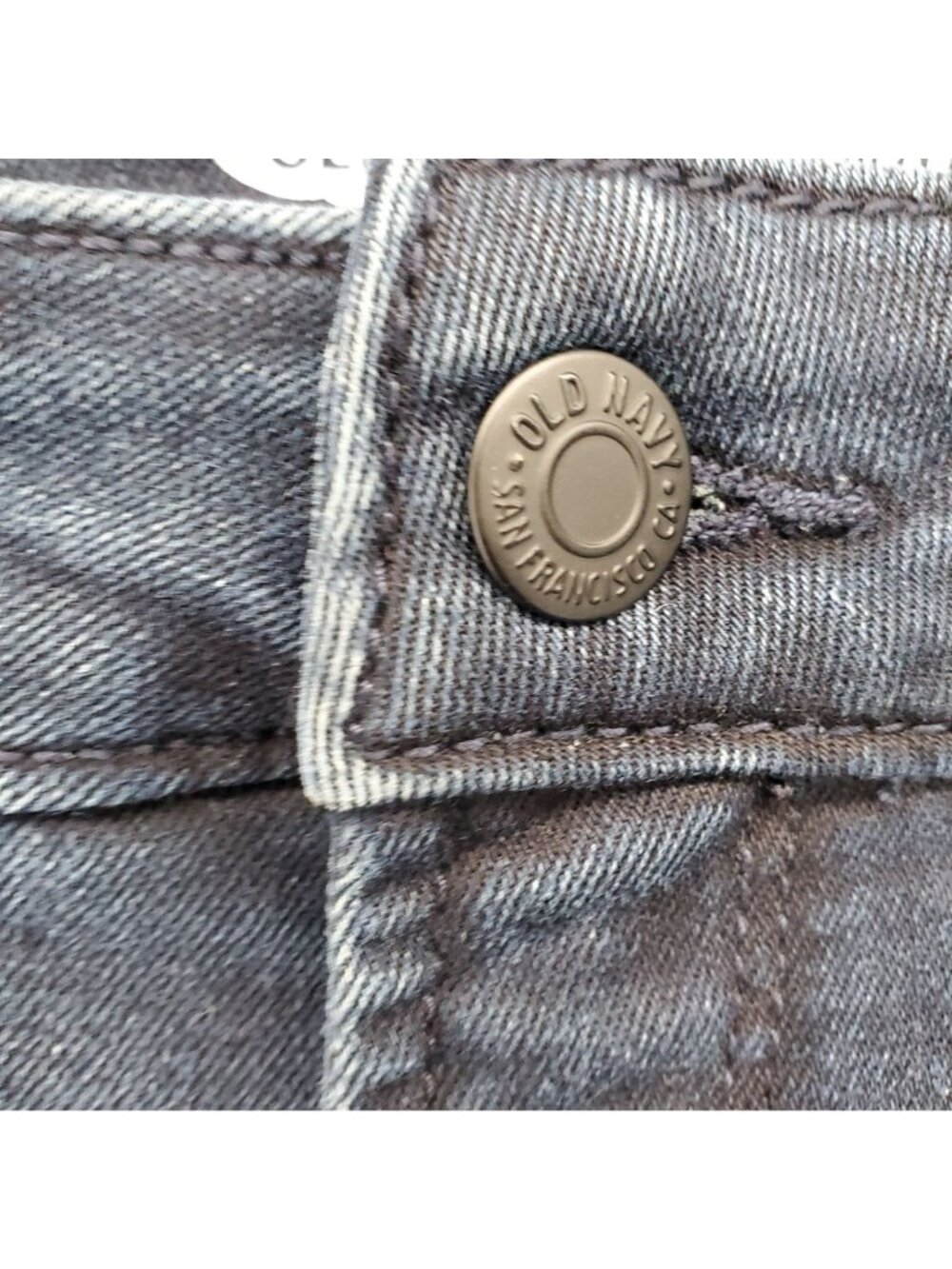 Old Navy Jeans Womens 10 Blue Rockstar Super Skinny High Rise Slim Pockets - Picture 8 of 11